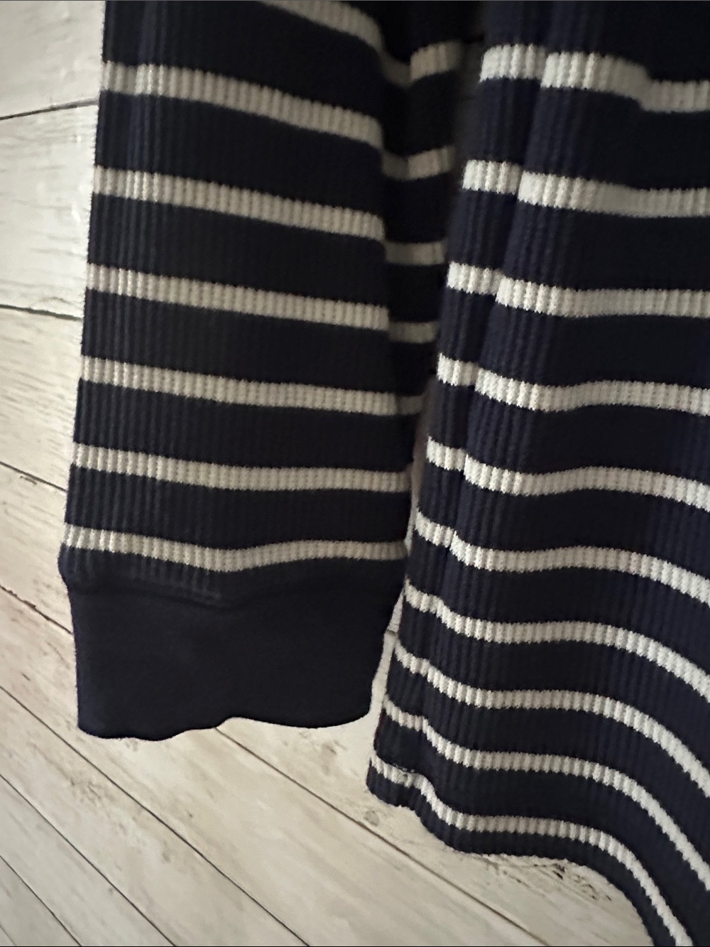 Vintage Y2K U.S. Polo Assn. Striped Ribbed Thermal Long sleeve size Large - Picture 8 of 16